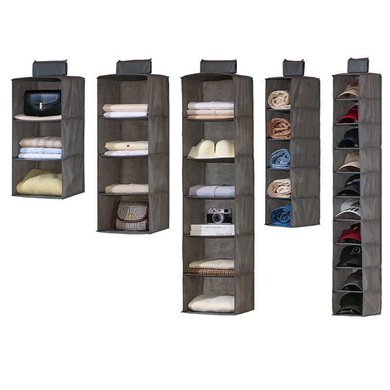 Foldable Multi-Layer Clothing & Sock Storage Hanging Bag