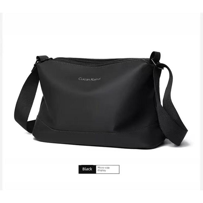 

Cebiykate Shoulder Messenger Bag Men s Simple Messenger Bag Portable Niche Waterproof Large Small Size Travel Backpack CuicanKairui black small size