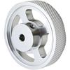 Encoder Roda Serrilhada de Metal E6B2 OVW2 TRD-2T EE40S6 Série Roda Síncrona de Medição(Circunferência 200MM Furo 10MM)