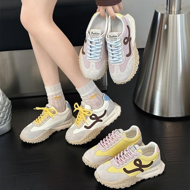 New heightening retro Forrest Gump shoes women's shoes spring new heightening Forrest Gump training board shoes women