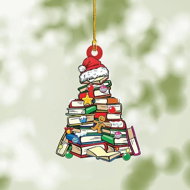 New Christmas Tree Decoration Pendant Multifunction Acrylic Durable Material Christmas Santa Atmosphere Props Winter Decorations
