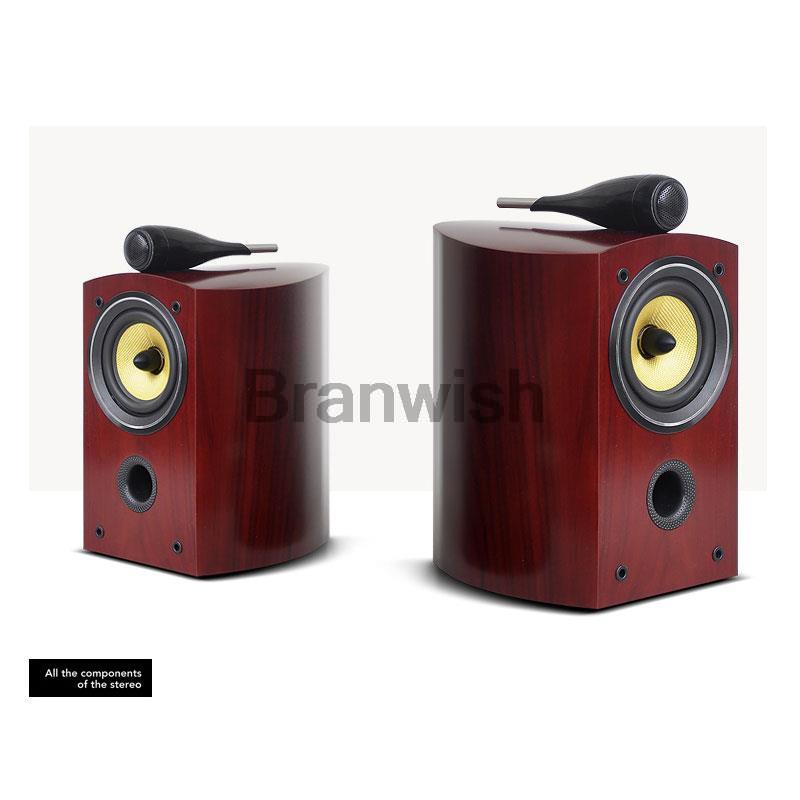 5.5 Inch Fever Passive Bookshelf HiFi Speaker Two-Way 100W Professional Audio Monitor Speakers Sound Box High Power Speaker