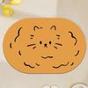 Cartoon Home Bathroom Diatomaceous Earth Floor Mat, Absorbent Quick Drying Wear-resistant Anti Slip Foot Mat
