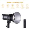 LED Video Light Studio Portrait Lamp 100W Daylight 5600K CRI93+ TCLI95+ 16000LM Brightness Dimmable Bowens Mount with