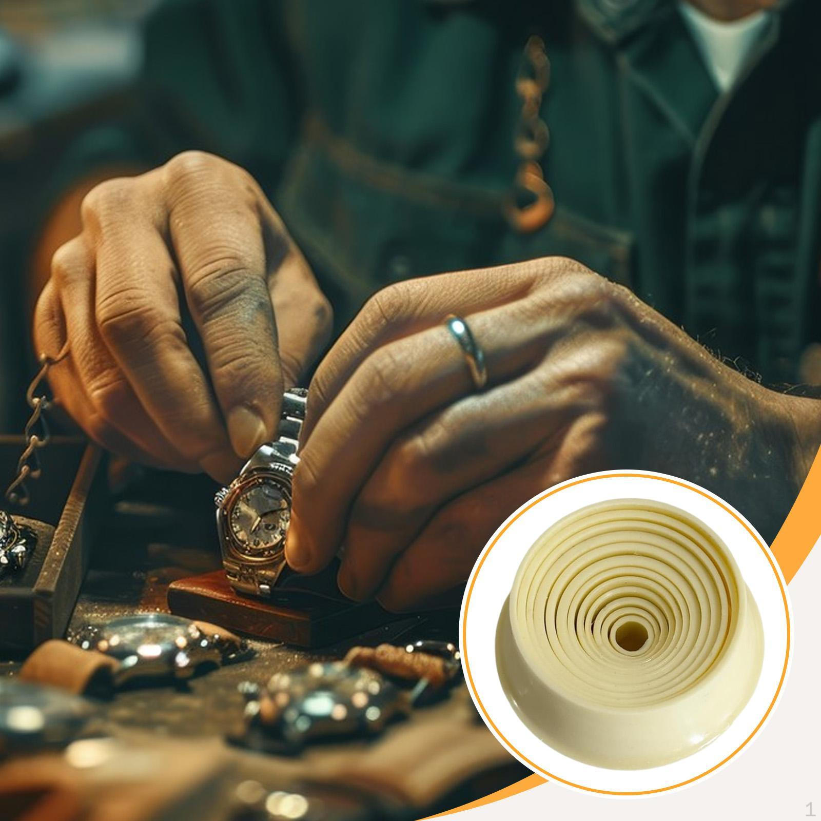 

12x Держатель механизма часов, База-подставка, Инструменты для обслуживания, Прочное нержавеющее фиксирующее сиденье для