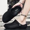 Summer Fashion New Men'S Sandals Breathable Closed Toe Dual Purpose Beach Shoes Suitable For Indoor Or Outdoor Leisure