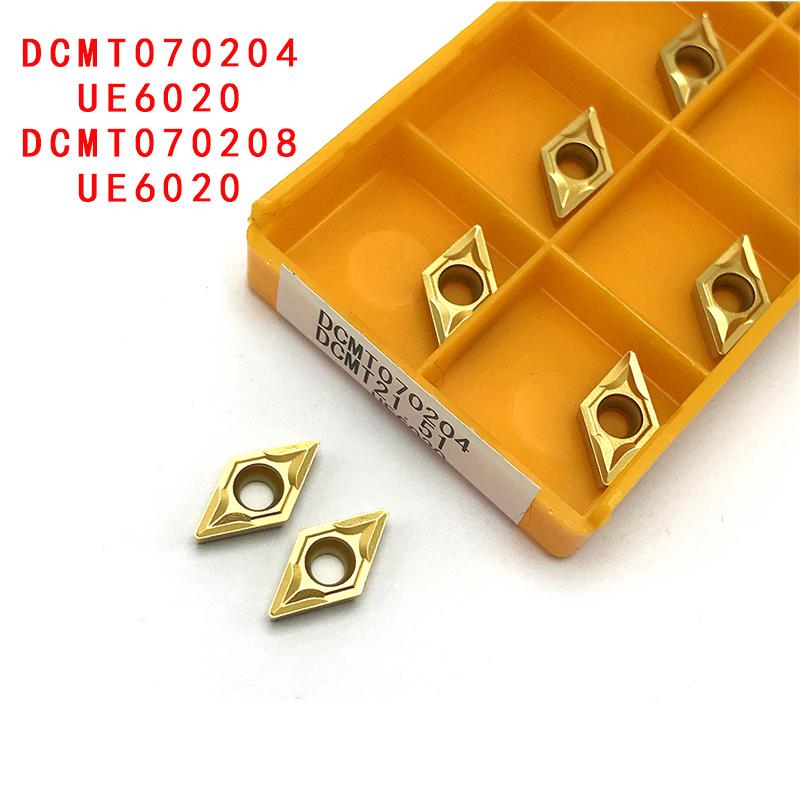 DCMT070204 DCMT11T304 VP15TF UE6020 Carbide Insert Internal Turning Tool High Quality CNC Turning Insert Cutting Lathe Tools
