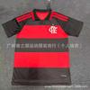 2025 2026 Flamengo Domácí dres Krátký rukáv Fotbalový dres Pánský Dospělý Fotbalová uniforma Pruhovaný design S M L XL XXL