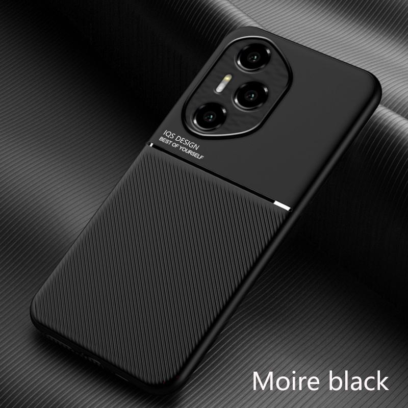 Business Leather Texture Magnetic Cover Soft Frame Phone Case For Honor 400 Pro Honor400Pro 5G SockProof Fundas Capa