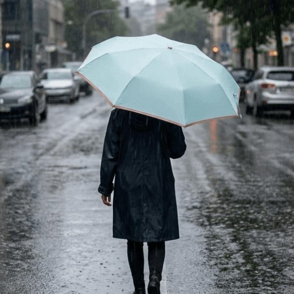 UV Protection Folding Umbrella Manual Sunshade Umbrella Windproof Sun Rain Umbrella Outdoor Use