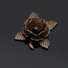 10pcs 20mm Gold Plated Flower Beads Caps Filigree Charms Copper Materials for Earrings Brooch Jewelry Making Wholesale DIY