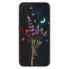 Luxury Flower Plants Fashio Phone Case For Samsung Galaxy A20,21s,22,31,32,52,53,72,73,80,91 Soft Silicone Black Cover