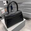 2024 Krokodilmuster Sanduhr Schultertasche für Damen - Hochwertige Frühling/Sommer Crossbody Handtasche