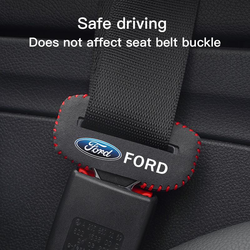 Car Safety buckle protection sleeve accessories For Ford STline Focus Fiesta Mondeo Explorer Transit Ranger MK2 MK3 Escape Puma APU1