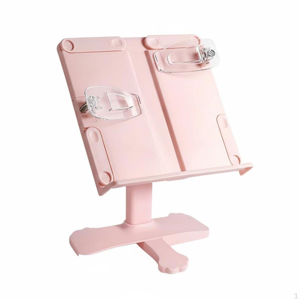 Adjustable Book Stand, Rotatable MultiFunctional Holder for Kids and Students Blue