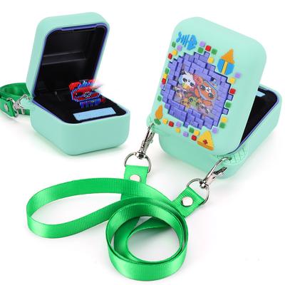 Silicone Protective Skin Sleeve with Lanyard Protective Storage Holder Shockproof for Bitzee Digital Pet Interactive Virtual