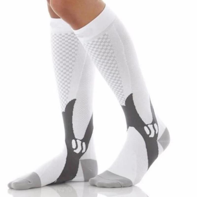 2/3/4 Pairs Running Men Compression Socks Fit Varicose Veins Football Soccer Stockings 30 Mmhg Atheletic Men Women Sports Socks