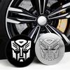 Vdkz3 56MM Transformers Emblem Car Wheel Hub Center Caps Rim Cover Badge Stickers Auto Accessories For Focus Fiesta Ranger Mondeo
