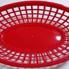 6Pcs Oval Fast Food Baskets Multiuse Desktop Storage Snack Basket for Fruits Candy Kitchen Food Basket Desktop Storage Baskets