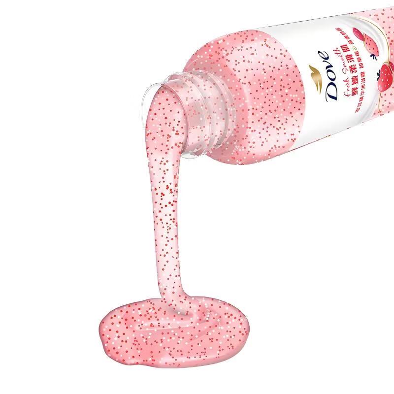 DOVE Bagnoschiuma Essenza Fragola Dolce & Latte d'Avena