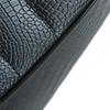 Motorcycle Black Retro Leather Crocodile Pattern Hump Cafe Racer Seat for Honda