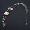 Y2K Heart Star Bead Pendant Necklace for Women Fashion Egirl Punk Grunge Clavicle Chain Fashion Valentines Day Gifts