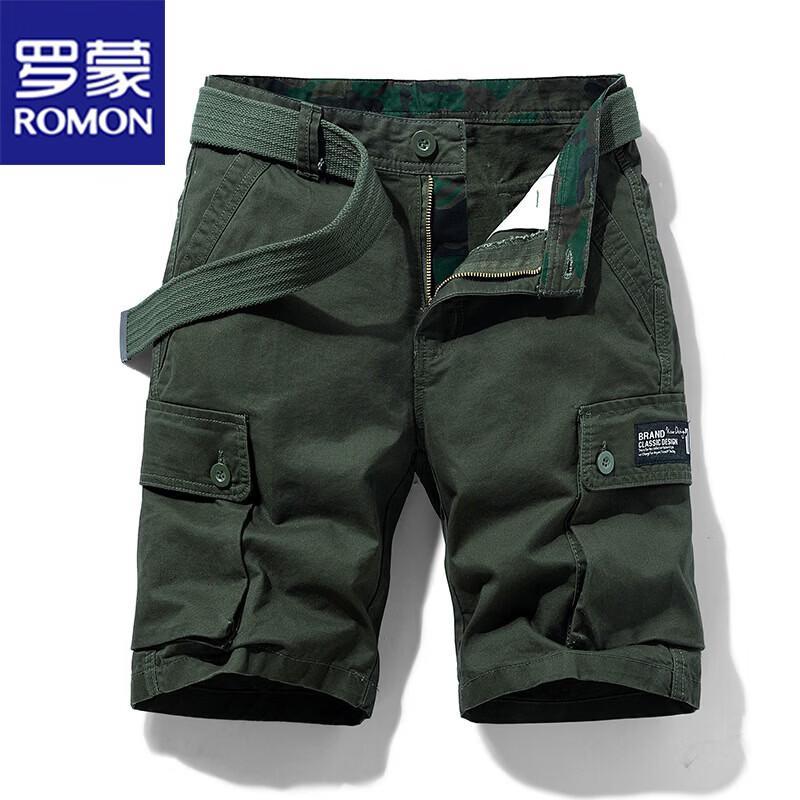ROMON Men's Summer Casual Cargo Shorts