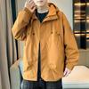Men's Jacket Casual Spring and Autumn High School College Student Plus Size Premium Jacket Hooded Tooling Jacket