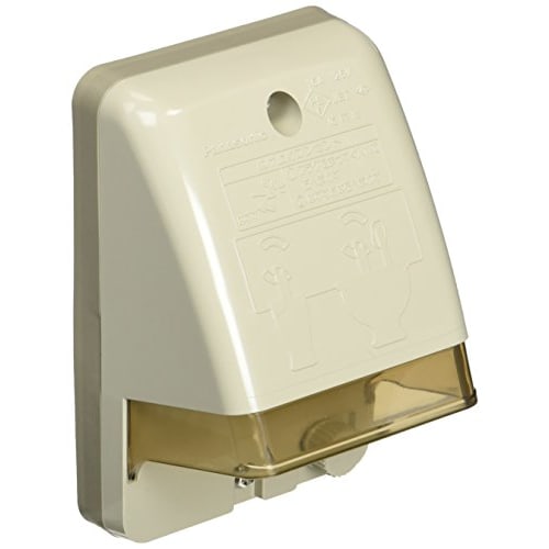 Panasonic Fully Grounded Waterproof Outlet with Earth Terminal Cream Gray WK4102K