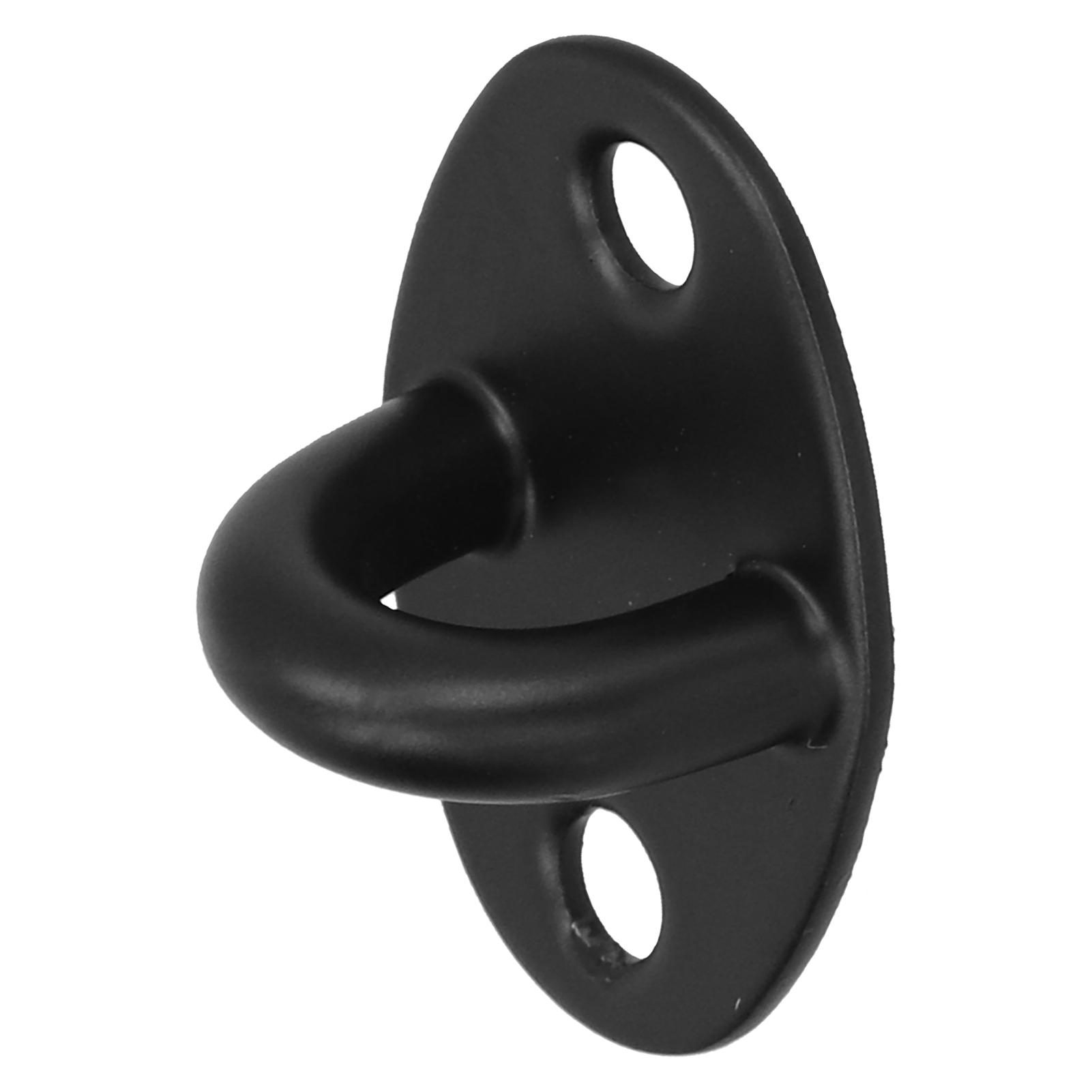 

10 Pcs Eye Plate U Hook Stainless Steel Heavy Duty Ceiling Hooks for Hanging Swings Chairs Hammocks Black