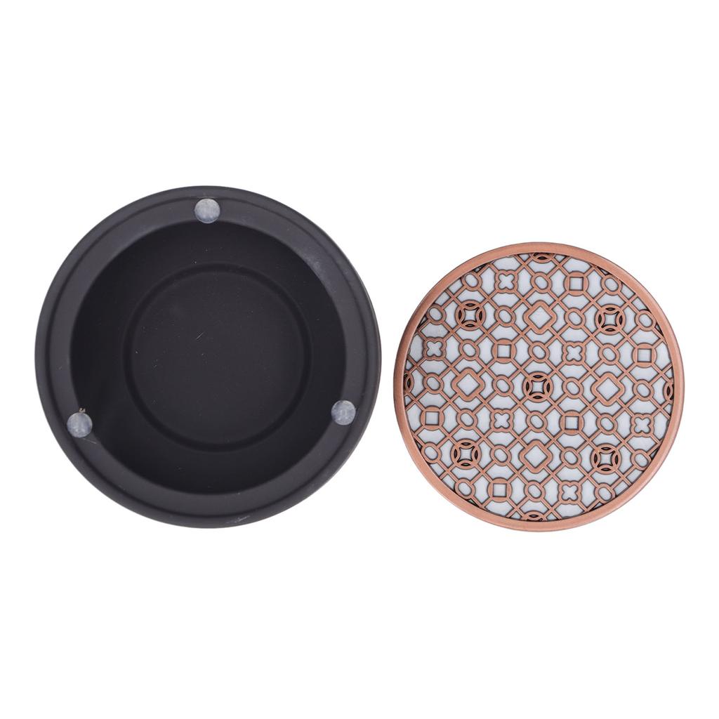 Teapot Warmer Kit with Bronze Color Mat Functional Convenient Tea Coffee Warm Tool for Coffee Beverages