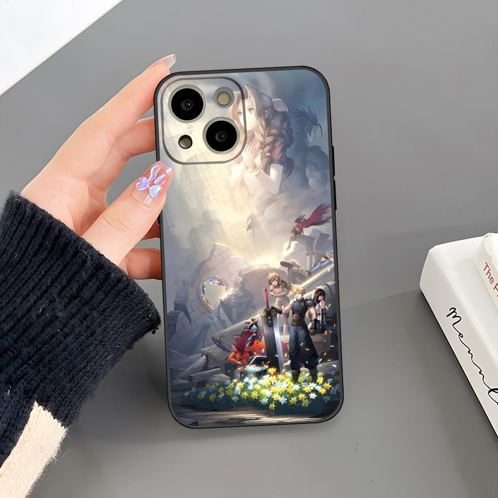 Final Fantasy Phone Case For Iphone 16 Plus 15 14 Pro Max 13 Mini 11 12 Xr X Xs 6 7 8 SE Plus Back Cover