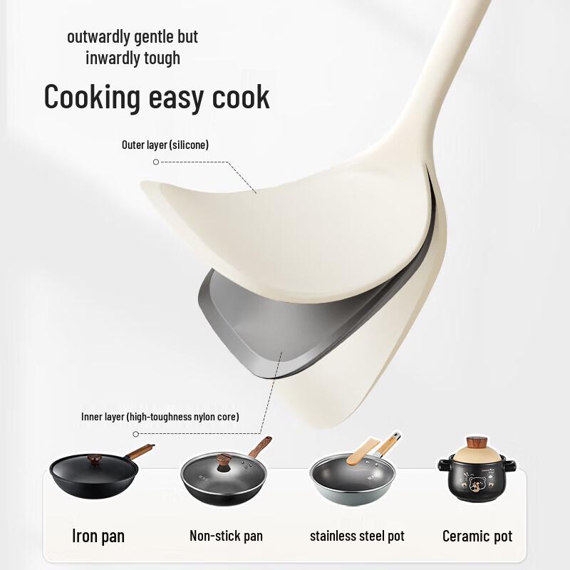 COOKER KING Silicone Baby Feeding Utensil Set
