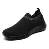 Women's casual shoes spring and summer fly-woven sports casual shoes comfortable mesh one-pedal light soft-soled women's shoes