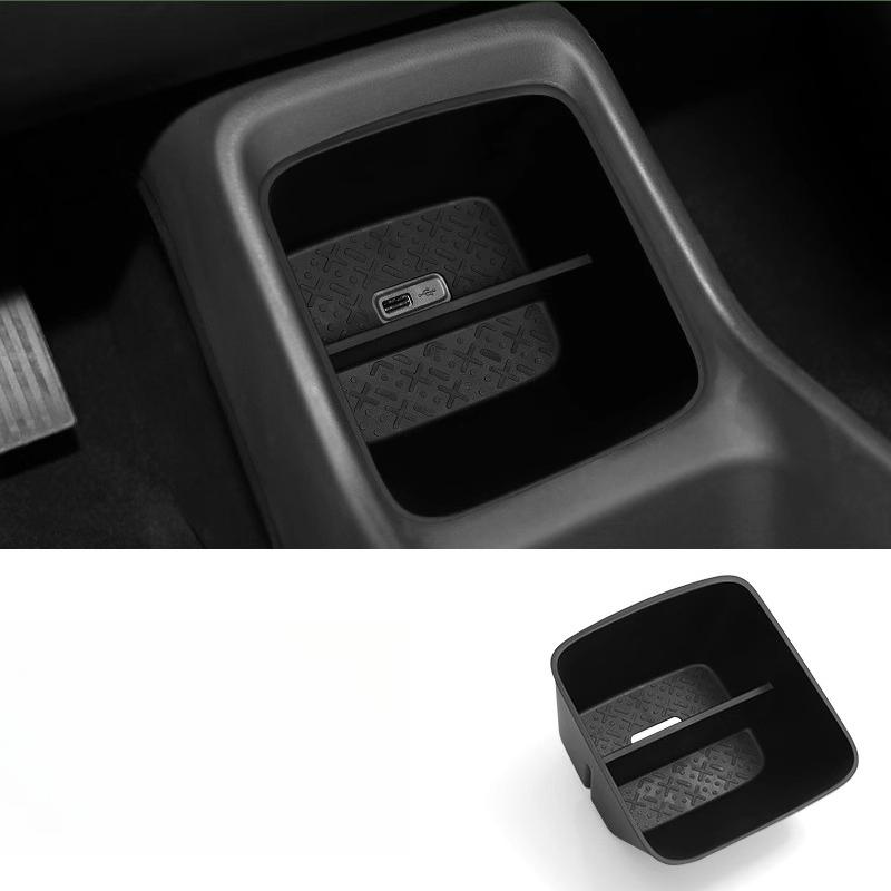 For Wuling Spark EUV 2024 Central Control Lower Layer Modified Storage Box - Decorative Sundries Organizer with Anti-Slip Design