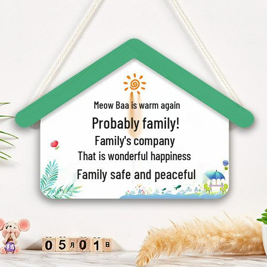 Creative Welcome Home Hanging Sign for Entryway