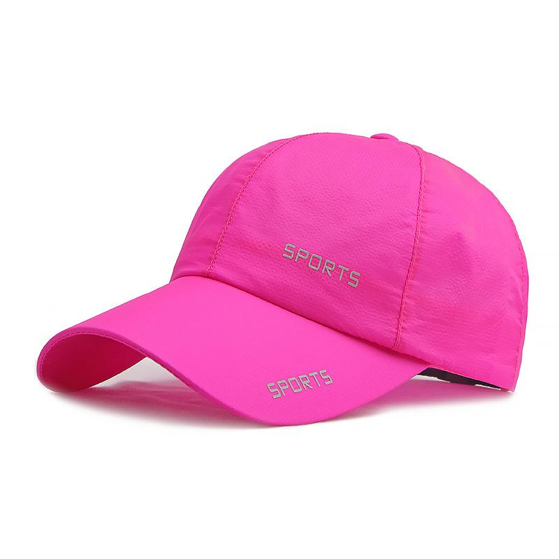 

Бейсболка женская летняя спортивная шляпа от солнца на открытом воздухе мужская быстросохнущая шляпа повседневная солнцезащитная кепка с хвостиком Панама Кепка с козырьком 56-60cm ярко-розовый