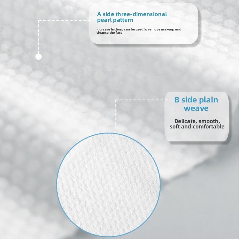 Disposable Facial Towel Beauty Salon Makeup Remover Absorbent Thickened Large Roll Pearl Facial Cleansing Towel with Pattern