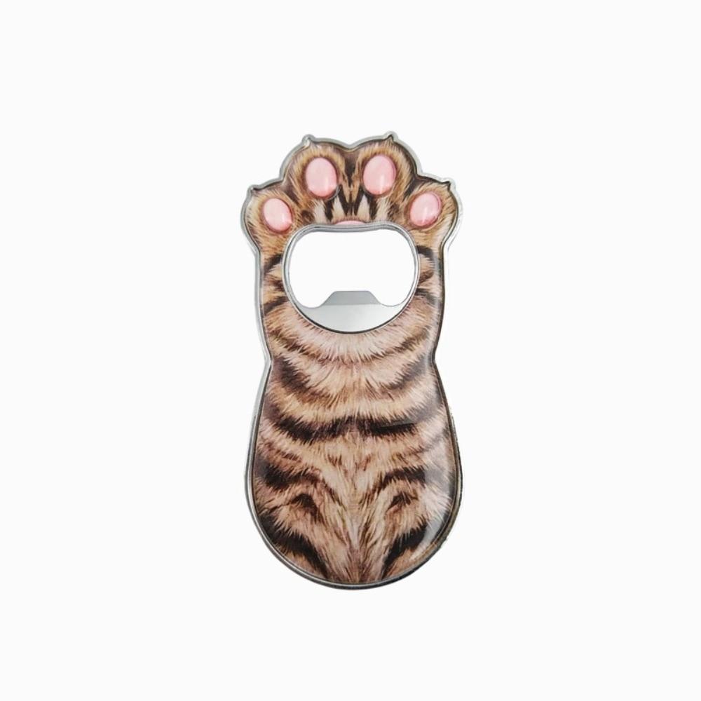 Zinc Zinc Zinc Alloy Cat Paw Bottle Opener Creative Magnetic Cap Remover Kitty Fridge Magnet Gift