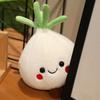 Humanoid Vegetable Plush Toy Stuffed Kawaii Fresh Ginger Garlic Onion Pillow with Legs Smiling Plushie Decor Gift