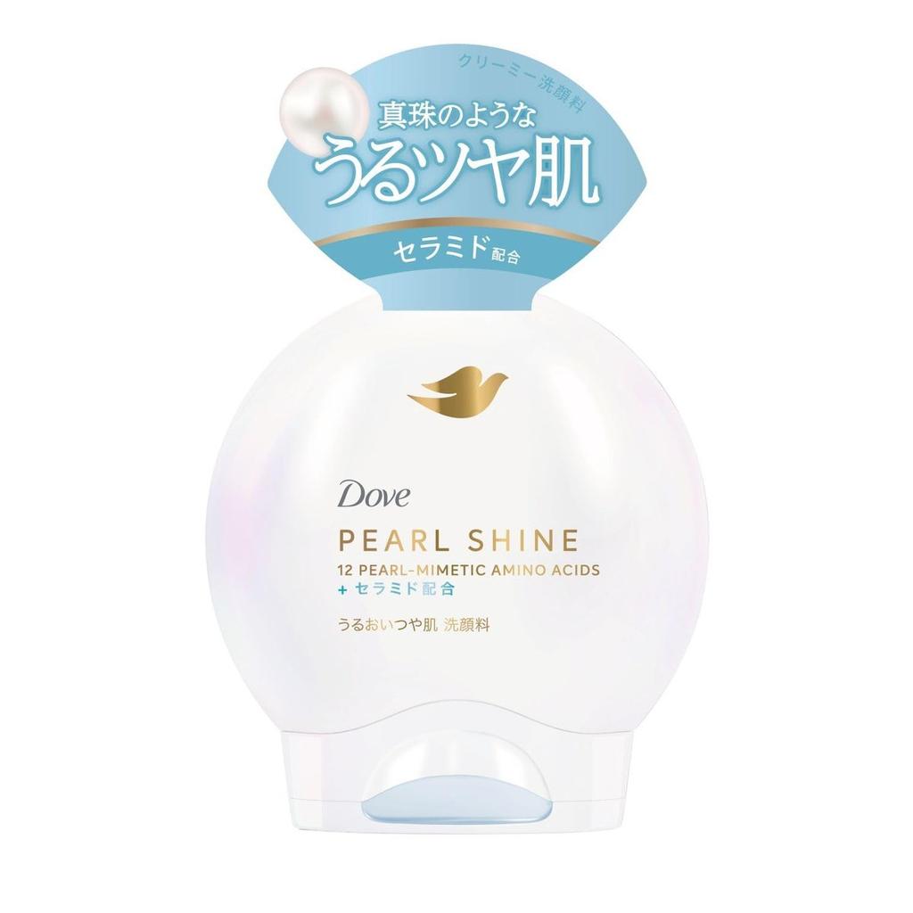 Dove Pearl Shine Moisturizing & Glowing Face Wash - Japanese Facial Cleanser with Ceramide, Glutathione, and 12 Amino Acids for Dullness & Pore Care