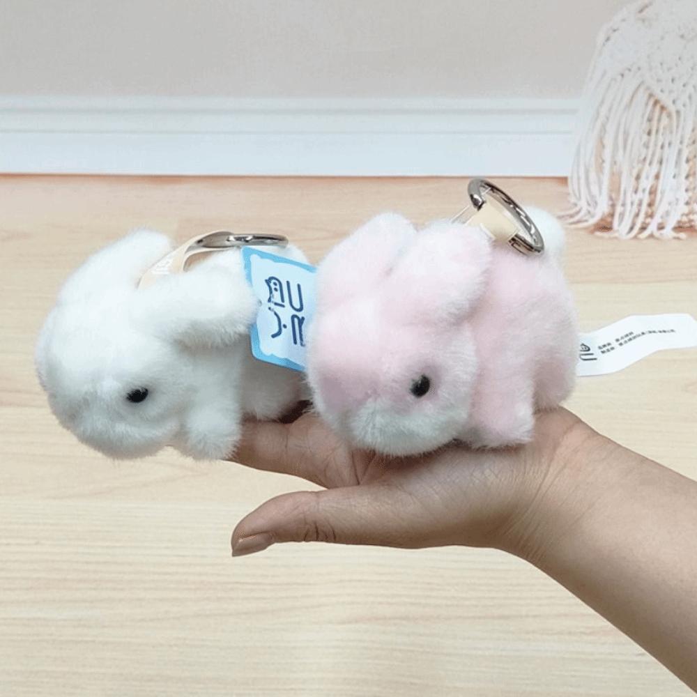 Fluffy Rabbit Plush Pendants Soft Plush Rabbit Doll Pendant  Hanging Ornaments