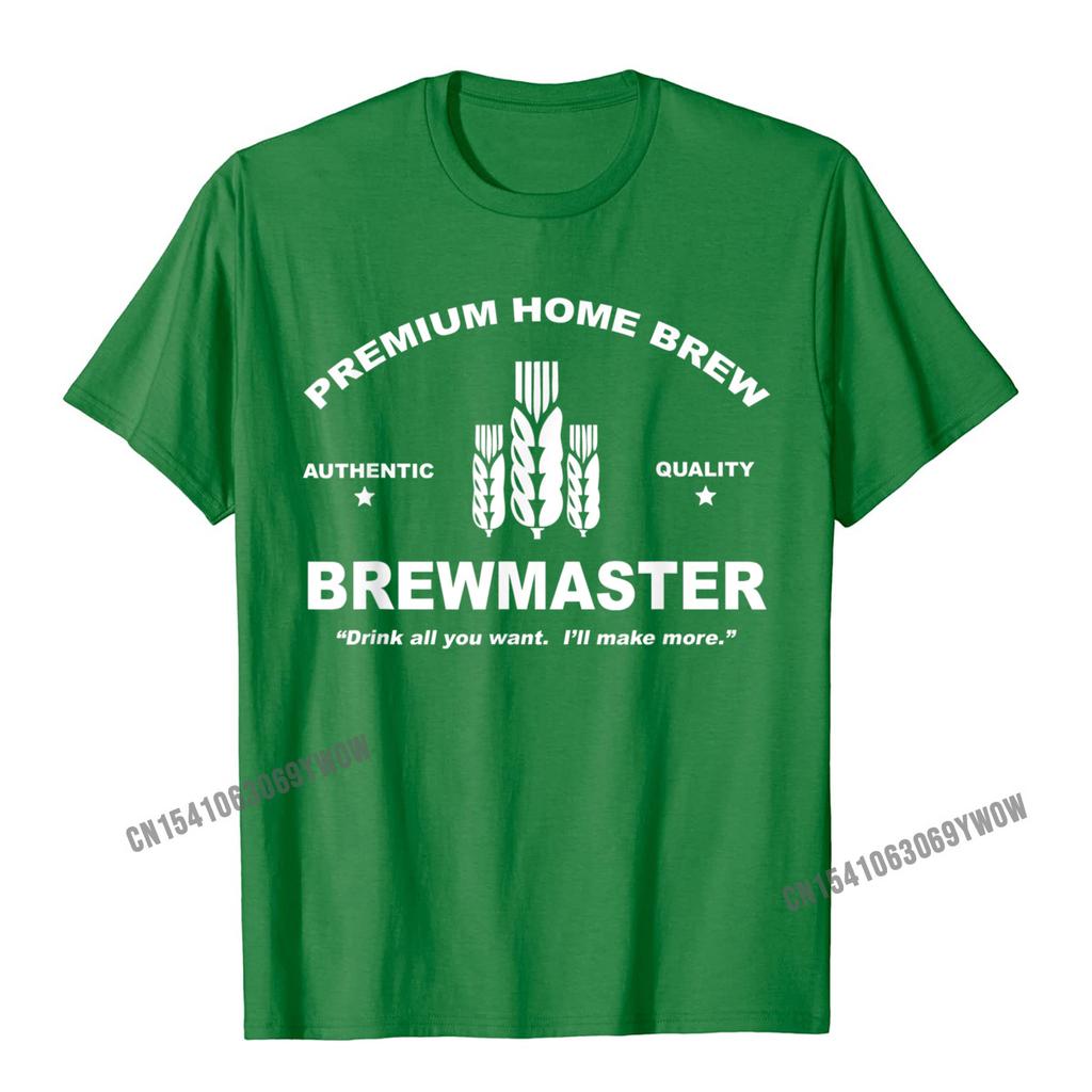 Brewmaster Premium Home Brew Beer Brewing TShirt Camisas Unisex Rife Unisexs T Shirt Normal Tops T Shirt Cotton Hip Hop