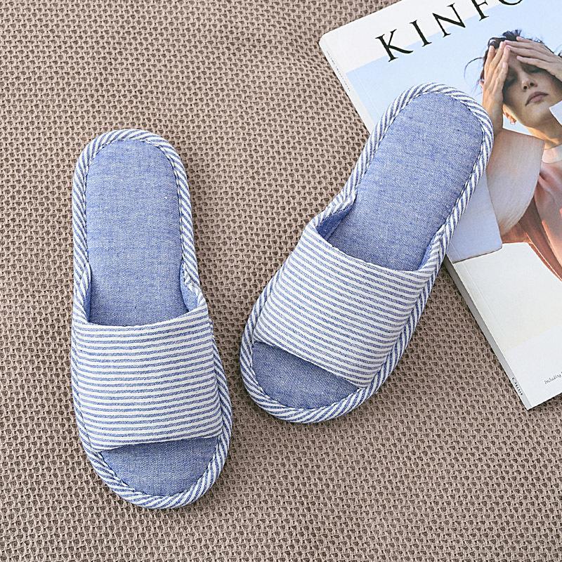 

Унісекс Бавовняні та Льняні Нековзні Домашні Капці для Дерев яної Підлоги 38-39