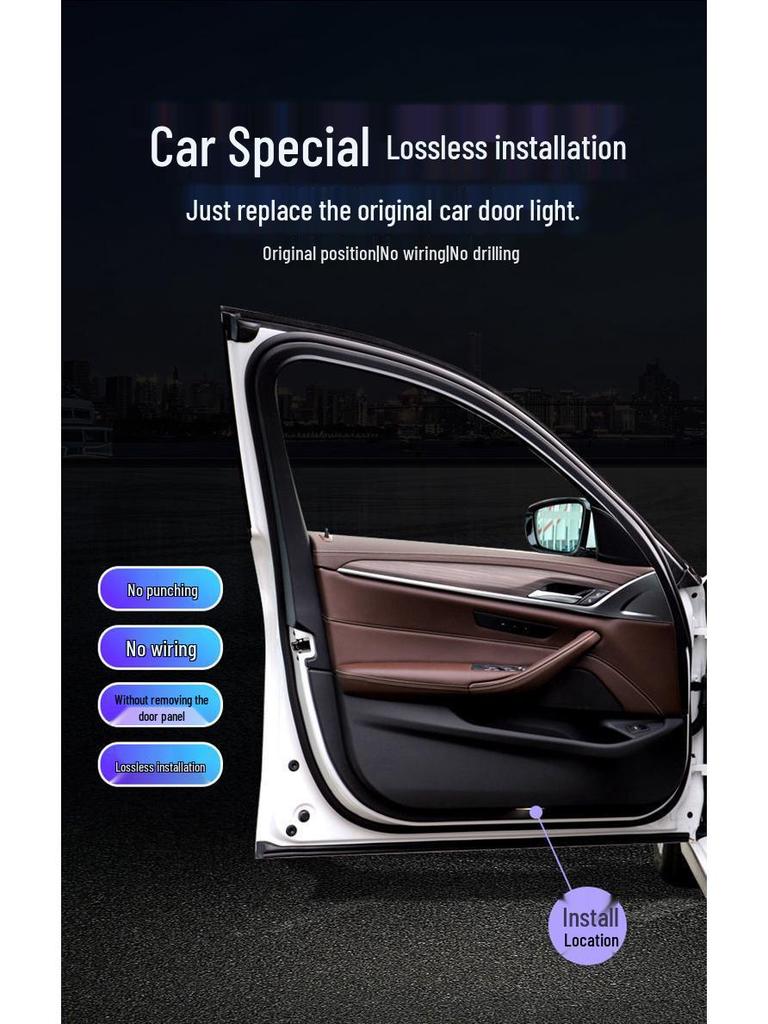 Infiniti Welcome Door Light Laser Projector for Q50L/G25/QX60/Q70L Models Car Interior Decor