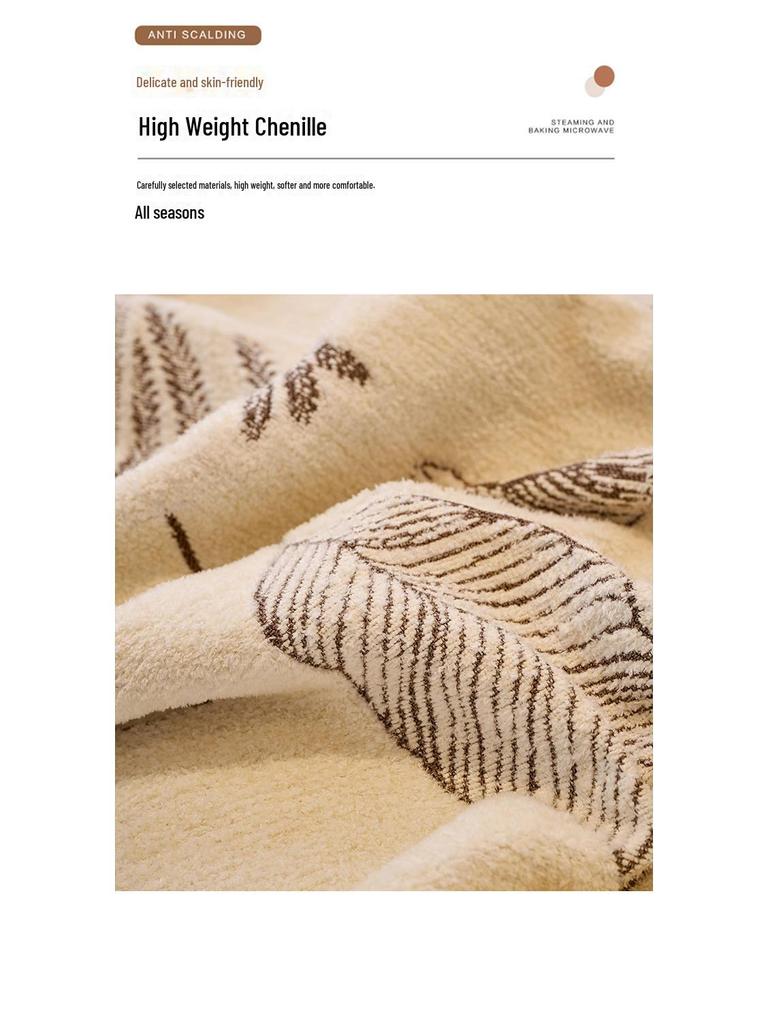 Hochwertiger Chenille Winter Sofabezug - Plüschig und luxuriös im Retro-Französischen Stil