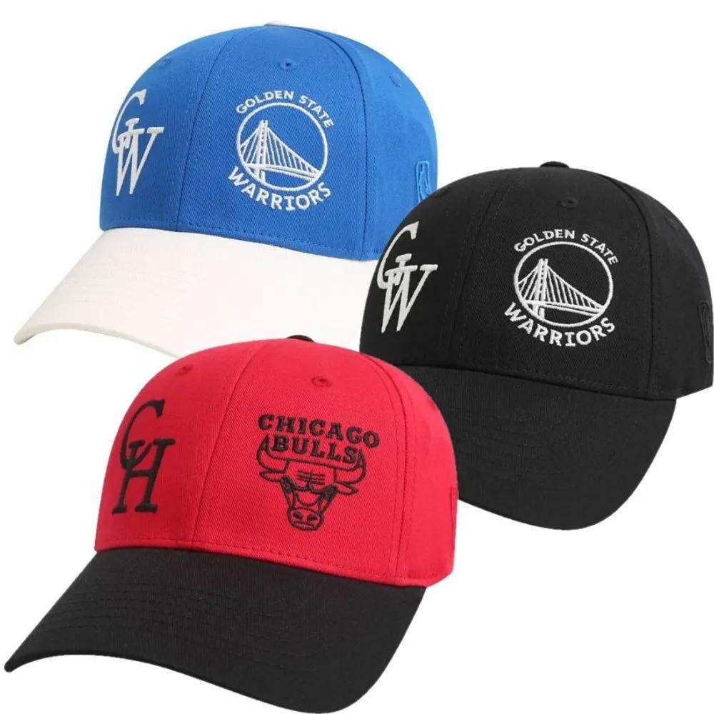 [NBA] GSW Two-Panel Embroidered Flexfit Hard Flex Cap Blue