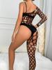 Sexy Women Costumes Fetish Lingerie Teddies Bodysuits Hot Erotic Lingerie Body Suit Elasticity Mesh Body Bodystocking Body Suit
