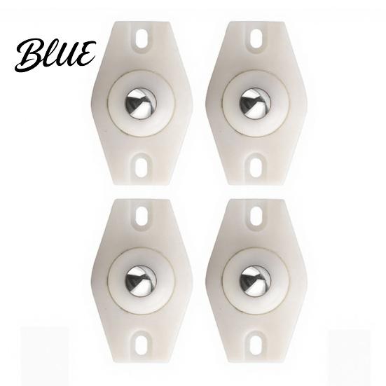 360 Degrees Swivel Roller 4/20Pcs Self Adhesive Caster Wheels Sticky Appliance Rollers Furniture Gliding Wheels Casters for Kitchen Appliance Trash