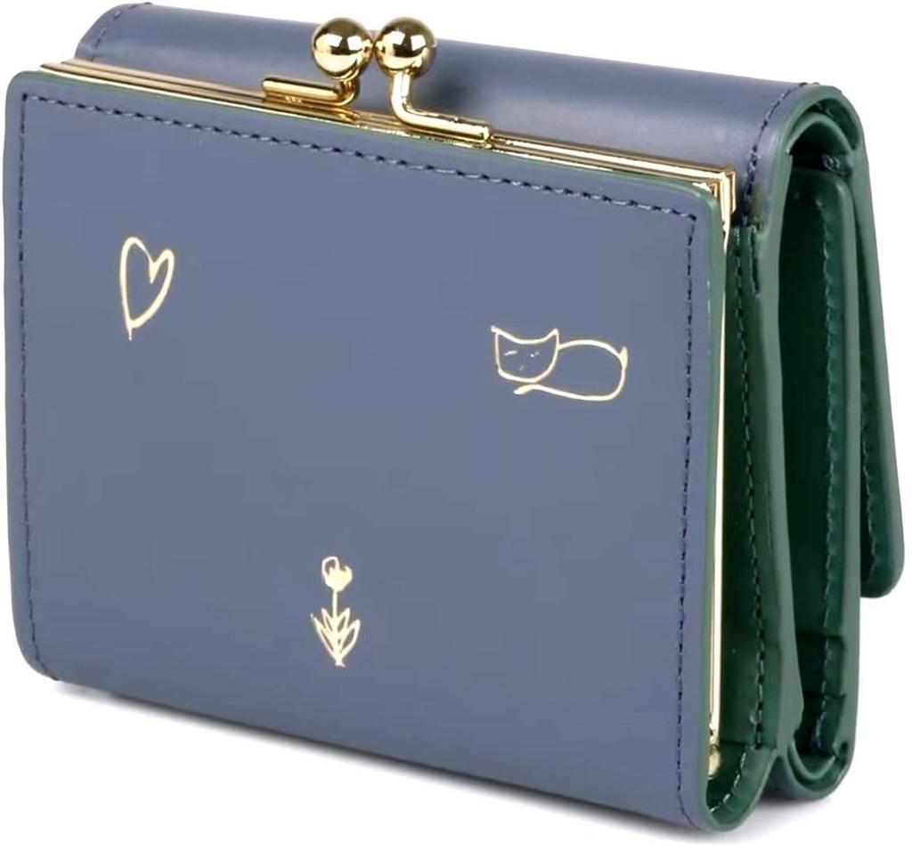 Mixed Doodle Clasp Trifold Wallet [Paul Smith] Women's (Lavender)